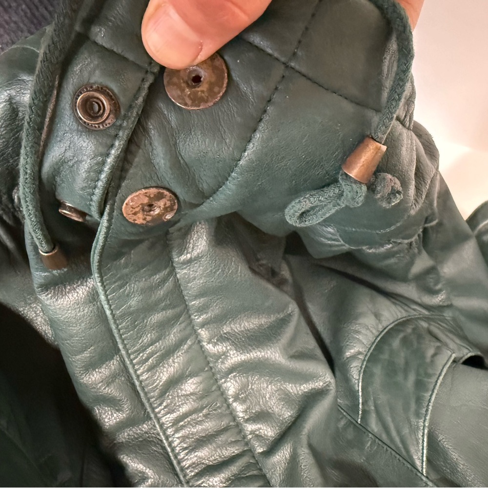 Jacqueline Ferrar Quilted Green Jacket - Picture 7 of 13